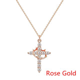 Cross Crown Necklace