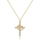 Cross Crown Necklace